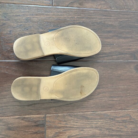 Merona Black Sandals – Size US 7.5 - Picture 3 of 3